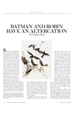 «Batman and Robin Have an Altercation», de Stephen King